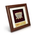 7" x 7" Frame with Gold Plated Pewter : Rebana Ubi