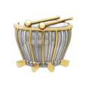 7" x 7" Frame with Gold Plated Pewter : Rebana Ubi