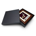 7" x 7" Solid Frame with Gold Plated Pewter - Sompoton