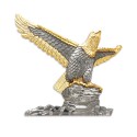 7" x 7" Solid Frame with Gold Plated Pewter - Eagle Langkawi