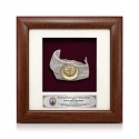 7" x 7" Frame with Gold Plated Pewter - Tengkolok