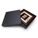 7" x 7" Frame with Gold Plated Pewter - Malaysian Fruits