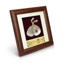 7" x 7" Frame with Gold Plated Pewter : Gambus