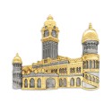 7" x 7" Frame with Gold Plated Pewter - Sultan Abdul Samad Building