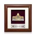 7" x 7" Frame with Gold Plated Pewter - Perdana Putra Building