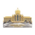 7" x 7" Frame with Gold Plated Pewter - Perdana Putra Building