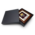 7" x 7" Frame with Gold Plated Pewter - Rose Flower (Bunga Mawar)