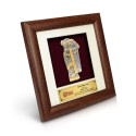 7" x 7" Solid Frame with Gold Plated Pewter - Sari
