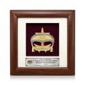 7" x 7" Frame with Gold Plated Pewter - Wau Seri Negeri