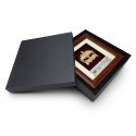 7" x 7" Frame with Gold Plated Pewter - Wau Seri Negeri