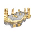 7" x 7" Frame with Gold Plated Pewter - Makkah