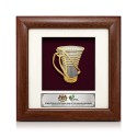 7" x 7" Frame with Gold Plated Pewter - Wakid Sabah