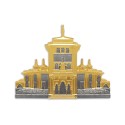 7" x 7" Frame with Gold Plated Pewter - Sultan Ismail Building