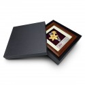 7" x 7" Frame with Gold Plated Pewter - Narcissus Flower