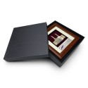 7" x 7" Solid Frame with Gold Plated Pewter - Kaabah