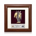 7" x 7" Frame with Gold Plated Pewter - Padi (Paddy)