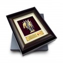 8.5" x 10" Gold Border Solid Frame with Gold Plated Pewter : Padi (Paddy)