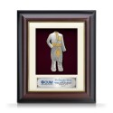 8.5" x 10" Gold Border Solid Frame with Gold Plated Pewter - Baju Melayu
