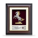8.5" x 10" Gold Border Solid Frame with Gold Plated Pewter : Horse Of Fortune