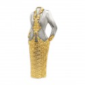 8.5" x 10" Solid Frame with Gold Plated Pewter : Kebaya Nyonya