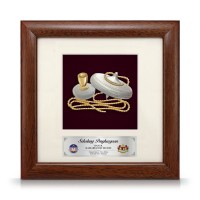 8" x 8" Solid Frame with Gold Plated Pewter - Gasing 8" x 8" Solid Frame with Gold Plated Pewter - Gasing