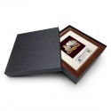 8" x 8" Solid Frame with Gold Plated Pewter - Gasing