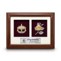 2 in 1 Solid Frame with Gold Plated Pewter (GFS)