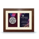 2 in 1 Solid Frame with Silver Special Medal Award