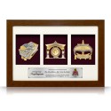 3 in 1 Solid Frame with Gold Plated Pewter