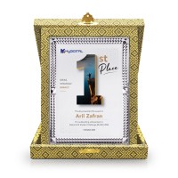 7" x 9" Silver Diamond Aluminium Plate with Songket Box 7" x 9" Silver Diamond Aluminium Plate with Songket Box