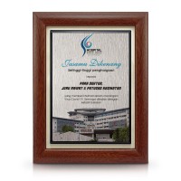 7" x 9" Award Plaque - Jasamu Dikenang