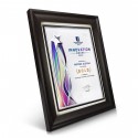 9" x 11" Silver Starlight Aluminium Plate With Award Plaque