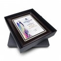 9" x 11" Silver Starlight Aluminium Plate With Award Plaque