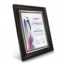 9" x 11" Silver Starlight Aluminium Plate With Award Plaque
