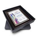 9" x 11" Silver Starlight Aluminium Plate With Award Plaque