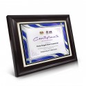 9" x 11" Prismatic Violet Aluminium Plate With Award Plaque