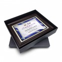 9" x 11" Prismatic Violet Aluminium Plate With Award Plaque