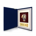 6" x 8" Book Frame with Gold Plated Pewter - Padi (Paddy)