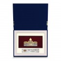7" x 9" Book Frame with Gold Plated Pewter: Perdana Putra Building