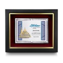 10" x 12.5" Silver Diamond Aluminium Plate With Premium Plaque And Gold Plated Pewter - Putrajaya Mosque (Masjid Putrajaya)