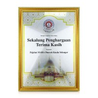 Classic Gold Certificate Frame