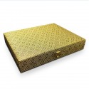 7" x 9" Crystal Award Plaque with Songket Box