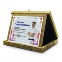 7" x 9" Crystal Award Plaque with Songket Box