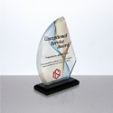 5.51" Sleek Crystal Trophy