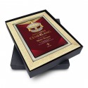 7" x 9" Glory Plaque with Gold Plated Pewter - Wau Bulan