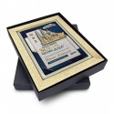 7" x 9" Glory Plaque with Gold Plated Pewter - Malaysia Landmark