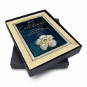 7" x 9" Glory Plaque with Gold Plated Pewter - Rafflesia