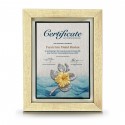 7" x 9" Glory Plaque with Gold Plated Pewter - Bunga Raya