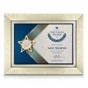 10.5" x 13.5" Glory Plaque with Gold Plated Pewter - Star Awards