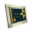 10.5" x 13.5" Glory Plaque with Aluminium Gold Star (Large)